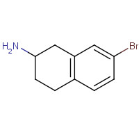 885280-71-7 7-bromo-1,2,3,4-tetrahydronaphthalen-2-amine chemical structure