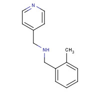 880809-54-1 N-[(2-methylphenyl)methyl]-1-pyridin-4-ylmethanamine chemical structure