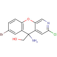 1335218-49-9 (5-amino-7-bromo-3-chlorochromeno[2,3-c]pyridin-5-yl)methanol chemical structure