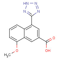921761-08-2 8-methoxy-4-(2H-tetrazol-5-yl)naphthalene-2-carboxylic acid chemical structure