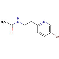 1363439-84-2 N-[2-(5-bromopyridin-2-yl)ethyl]acetamide chemical structure