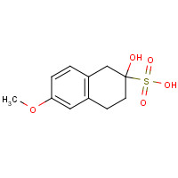1018123-69-7 2-hydroxy-6-methoxy-3,4-dihydro-1H-naphthalene-2-sulfonic acid chemical structure
