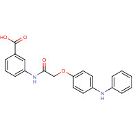 649774-10-7 3-[[2-(4-anilinophenoxy)acetyl]amino]benzoic acid chemical structure