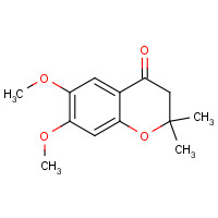 65383-61-1 6,7-dimethoxy-2,2-dimethyl-3H-chromen-4-one chemical structure