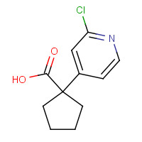 1195178-73-4 1-(2-chloropyridin-4-yl)cyclopentane-1-carboxylic acid chemical structure