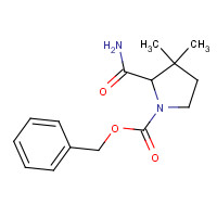924884-36-6 benzyl 2-carbamoyl-3,3-dimethylpyrrolidine-1-carboxylate chemical structure