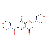 1403458-67-2 8-bromo-6-(morpholine-4-carbonyl)-2-morpholin-4-ylchromen-4-one chemical structure
