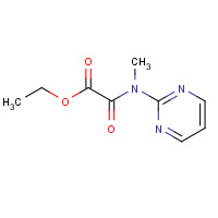 865088-64-8 ethyl 2-[methyl(pyrimidin-2-yl)amino]-2-oxoacetate chemical structure