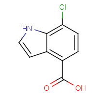 588688-45-3 7-chloro-1H-indole-4-carboxylic acid chemical structure