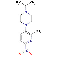 1231930-14-5 1-(2-methyl-6-nitropyridin-3-yl)-4-propan-2-ylpiperazine chemical structure