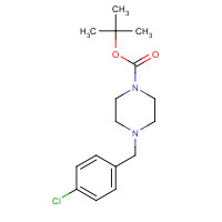 77290-30-3 tert-butyl 4-[(4-chlorophenyl)methyl]piperazine-1-carboxylate chemical structure
