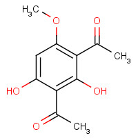 3098-38-2 1-(3-acetyl-2,6-dihydroxy-4-methoxyphenyl)ethanone chemical structure