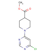 914347-88-9 methyl 1-(6-chloropyrimidin-4-yl)piperidine-4-carboxylate chemical structure