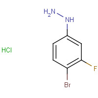 1420685-39-7 (4-bromo-3-fluorophenyl)hydrazine;hydrochloride chemical structure