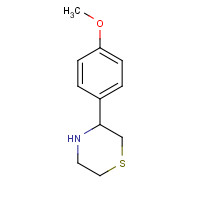 887344-27-6 3-(4-methoxyphenyl)thiomorpholine chemical structure