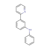 1325592-74-2 N-phenyl-3-pyridin-2-ylaniline chemical structure