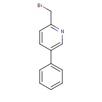 126268-58-4 2-(bromomethyl)-5-phenylpyridine chemical structure