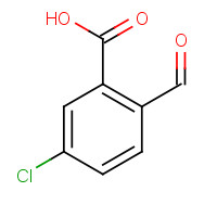 4506-45-0 5-chloro-2-formylbenzoic acid chemical structure