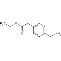 62910-48-9 ethyl 2-[4-(aminomethyl)phenyl]acetate chemical structure