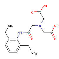 63245-28-3 2-[carboxymethyl-[2-(2,6-diethylanilino)-2-oxoethyl]amino]acetic acid chemical structure