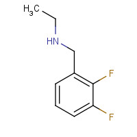 1152832-76-2 N-[(2,3-difluorophenyl)methyl]ethanamine chemical structure