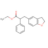 196598-27-3 ethyl 3-(2,3-dihydro-1-benzofuran-5-yl)-2-phenylpropanoate chemical structure