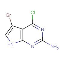 873792-87-1 5-bromo-4-chloro-7H-pyrrolo[2,3-d]pyrimidin-2-amine chemical structure