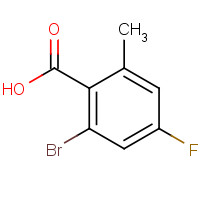 1003709-47-4 2-bromo-4-fluoro-6-methylbenzoic acid chemical structure