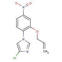 1356009-06-7 4-chloro-1-(4-nitro-2-prop-2-enoxyphenyl)imidazole chemical structure