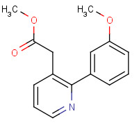 958219-63-1 methyl 2-[2-(3-methoxyphenyl)pyridin-3-yl]acetate chemical structure