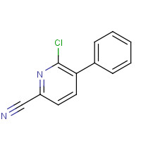 130879-48-0 6-chloro-5-phenylpyridine-2-carbonitrile chemical structure