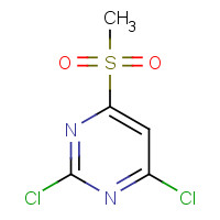 1048389-45-2 2,4-dichloro-6-methylsulfonylpyrimidine chemical structure