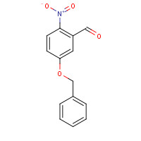58662-54-7 2-nitro-5-phenylmethoxybenzaldehyde chemical structure