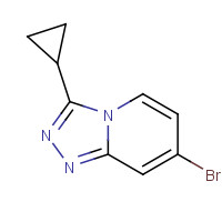 1021923-45-4 7-bromo-3-cyclopropyl-[1,2,4]triazolo[4,3-a]pyridine chemical structure