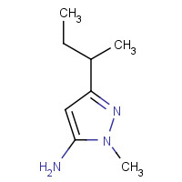 1152665-92-3 5-butan-2-yl-2-methylpyrazol-3-amine chemical structure