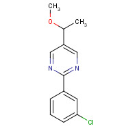 1314390-22-1 2-(3-chlorophenyl)-5-(1-methoxyethyl)pyrimidine chemical structure