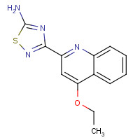 1179360-06-5 3-(4-ethoxyquinolin-2-yl)-1,2,4-thiadiazol-5-amine chemical structure