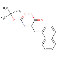 104882-22-6 2-[(2-methylpropan-2-yl)oxycarbonylamino]-3-naphthalen-1-ylpropanoic acid chemical structure