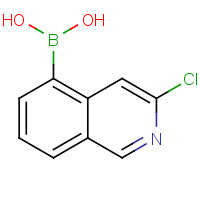 1429665-44-0 (3-chloroisoquinolin-5-yl)boronic acid chemical structure