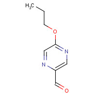 50866-29-0 5-propoxypyrazine-2-carbaldehyde chemical structure