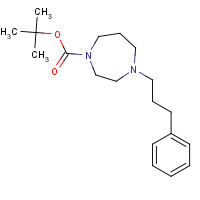 198895-74-8 tert-butyl 4-(3-phenylpropyl)-1,4-diazepane-1-carboxylate chemical structure