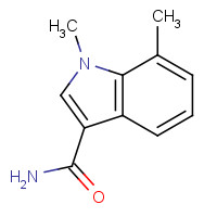 125818-12-4 1,7-dimethylindole-3-carboxamide chemical structure