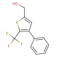 256488-46-7 [4-phenyl-5-(trifluoromethyl)thiophen-2-yl]methanol chemical structure