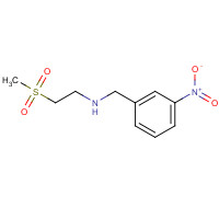 895637-66-8 2-methylsulfonyl-N-[(3-nitrophenyl)methyl]ethanamine chemical structure
