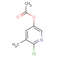 54232-04-1 (6-chloro-5-methylpyridin-3-yl) acetate chemical structure