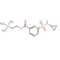 1346136-21-7 2-trimethylsilylethyl 3-(cyclopropylsulfamoyl)benzoate chemical structure