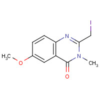 1263413-61-1 2-(iodomethyl)-6-methoxy-3-methylquinazolin-4-one chemical structure