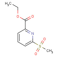 1186663-50-2 ethyl 6-methylsulfonylpyridine-2-carboxylate chemical structure