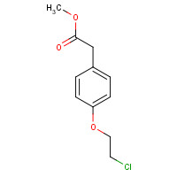 42058-70-8 methyl 2-[4-(2-chloroethoxy)phenyl]acetate chemical structure