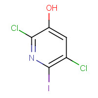 1261365-62-1 2,5-dichloro-6-iodopyridin-3-ol chemical structure
